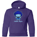 Sweatshirts Purple / YS Hello Lapis Youth Hoodie