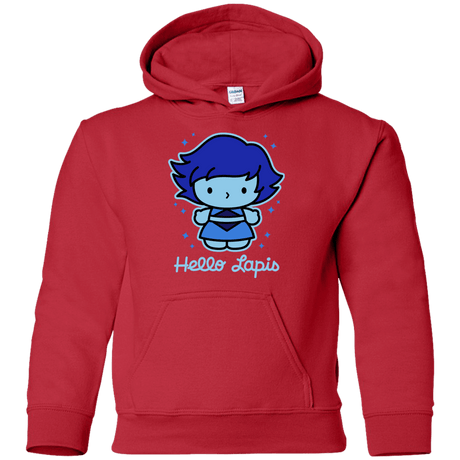 Sweatshirts Red / YS Hello Lapis Youth Hoodie