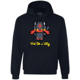 Sweatshirts Navy / S Hello Litty Premium Fleece Hoodie