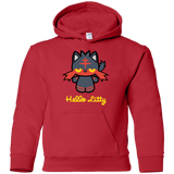 Sweatshirts Red / YS Hello Litty Youth Hoodie