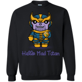 Sweatshirts Black / S Hello Mad Titan Crewneck Sweatshirt