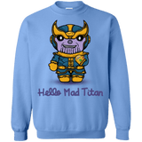 Sweatshirts Carolina Blue / S Hello Mad Titan Crewneck Sweatshirt
