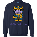 Sweatshirts Navy / S Hello Mad Titan Crewneck Sweatshirt