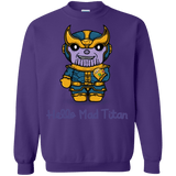 Sweatshirts Purple / S Hello Mad Titan Crewneck Sweatshirt
