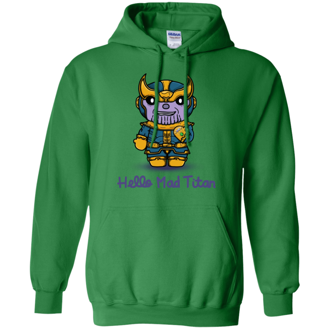 Sweatshirts Irish Green / S Hello Mad Titan Pullover Hoodie