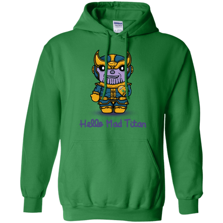Sweatshirts Irish Green / S Hello Mad Titan Pullover Hoodie