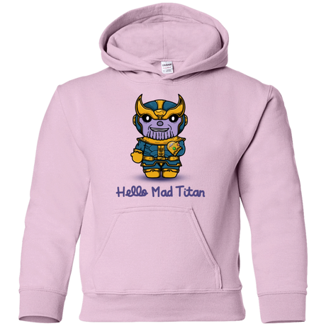 Sweatshirts Light Pink / YS Hello Mad Titan Youth Hoodie