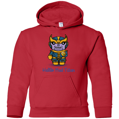 Sweatshirts Red / YS Hello Mad Titan Youth Hoodie