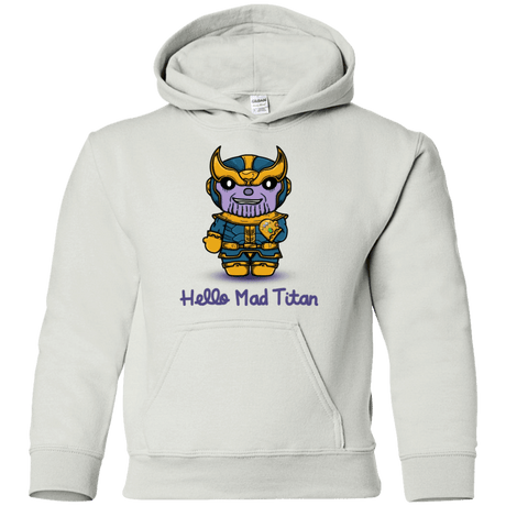 Sweatshirts White / YS Hello Mad Titan Youth Hoodie
