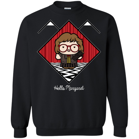 Sweatshirts Black / Small Hello Margaret Crewneck Sweatshirt
