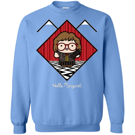 Sweatshirts Carolina Blue / Small Hello Margaret Crewneck Sweatshirt