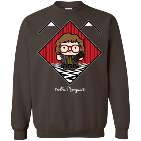 Sweatshirts Dark Chocolate / Small Hello Margaret Crewneck Sweatshirt