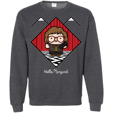 Sweatshirts Dark Heather / Small Hello Margaret Crewneck Sweatshirt