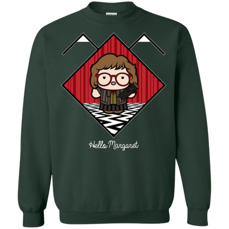 Sweatshirts Forest Green / Small Hello Margaret Crewneck Sweatshirt