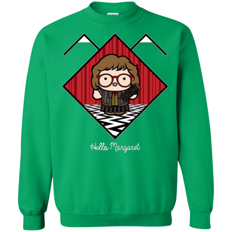Sweatshirts Irish Green / Small Hello Margaret Crewneck Sweatshirt