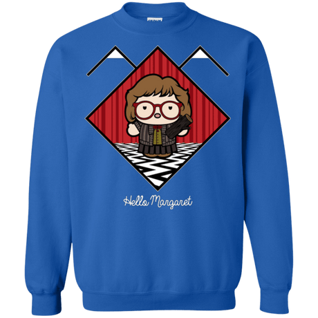 Sweatshirts Royal / Small Hello Margaret Crewneck Sweatshirt