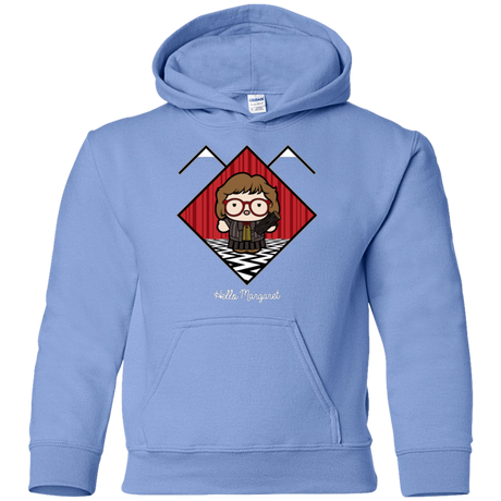 Sweatshirts Carolina Blue / YS Hello Margaret Youth Hoodie