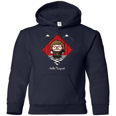Sweatshirts Navy / YS Hello Margaret Youth Hoodie