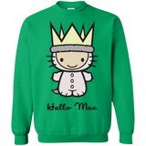 Sweatshirts Irish Green / Small Hello Max Crewneck Sweatshirt