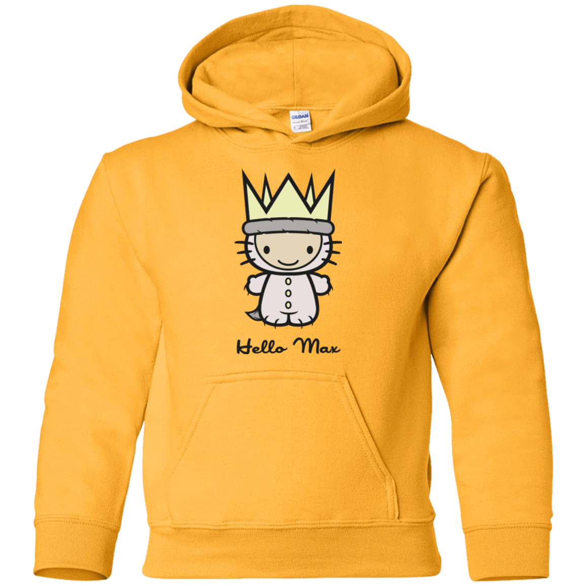 Sweatshirts Gold / YS Hello Max Youth Hoodie