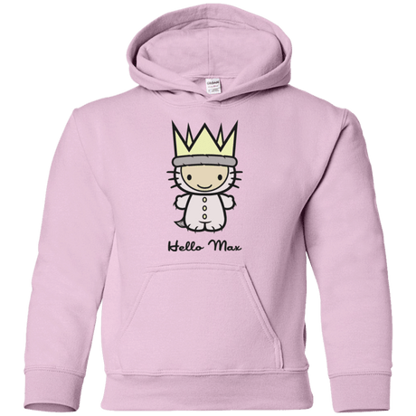 Sweatshirts Light Pink / YS Hello Max Youth Hoodie