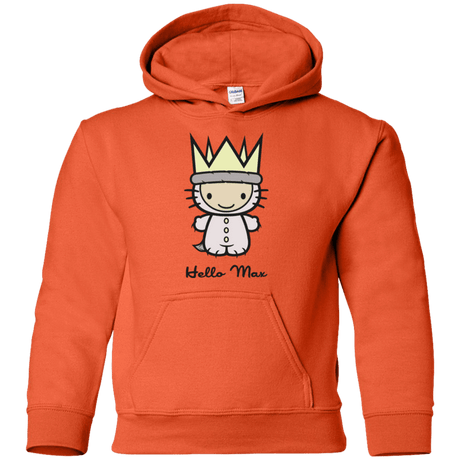 Sweatshirts Orange / YS Hello Max Youth Hoodie