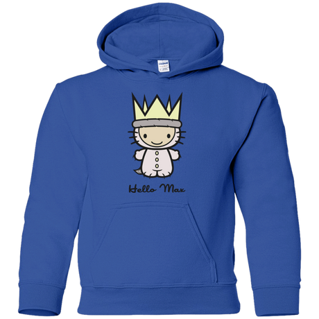 Sweatshirts Royal / YS Hello Max Youth Hoodie