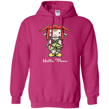 Sweatshirts Heliconia / Small HELLO MEOW Pullover Hoodie