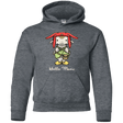 Sweatshirts Dark Heather / YS HELLO MEOW Youth Hoodie