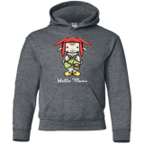 Sweatshirts Dark Heather / YS HELLO MEOW Youth Hoodie