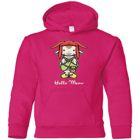 Sweatshirts Heliconia / YS HELLO MEOW Youth Hoodie