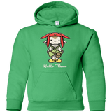 Sweatshirts Irish Green / YS HELLO MEOW Youth Hoodie