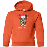 Sweatshirts Orange / YS HELLO MEOW Youth Hoodie