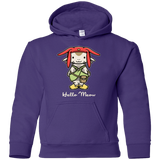 Sweatshirts Purple / YS HELLO MEOW Youth Hoodie