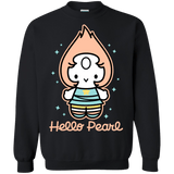 Sweatshirts Black / S Hello Pearl Crewneck Sweatshirt