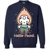 Sweatshirts Navy / S Hello Pearl Crewneck Sweatshirt