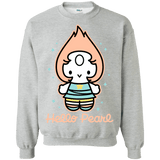 Sweatshirts Sport Grey / S Hello Pearl Crewneck Sweatshirt