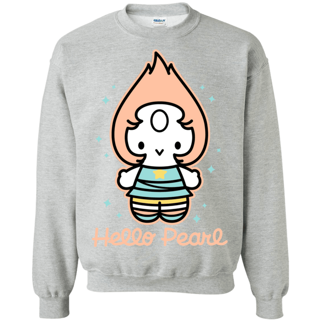 Sweatshirts Sport Grey / S Hello Pearl Crewneck Sweatshirt