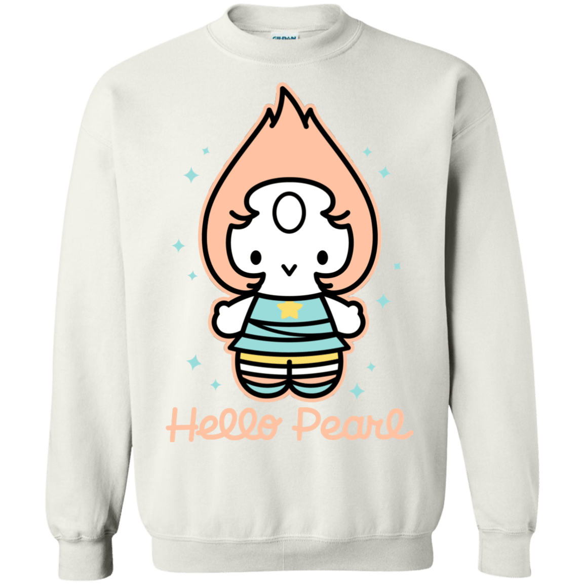 Sweatshirts White / S Hello Pearl Crewneck Sweatshirt
