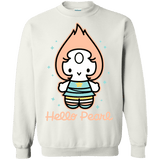 Sweatshirts White / S Hello Pearl Crewneck Sweatshirt