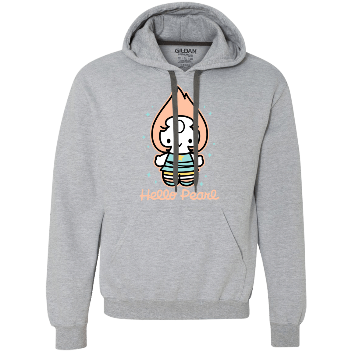 Sweatshirts Sport Grey / S Hello Pearl Premium Fleece Hoodie
