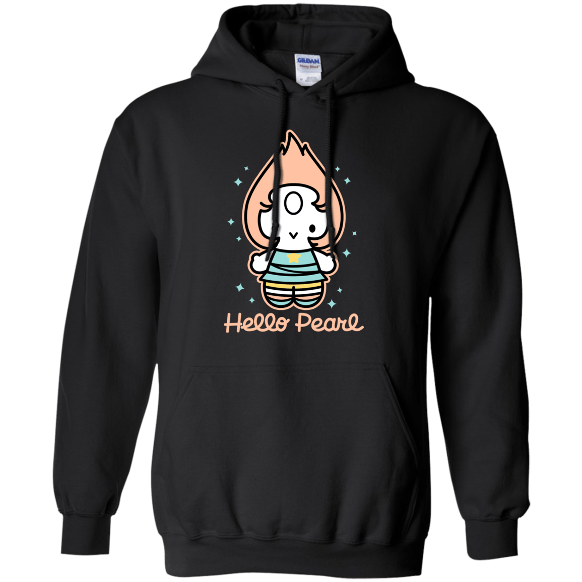 Sweatshirts Black / S Hello Pearl Pullover Hoodie