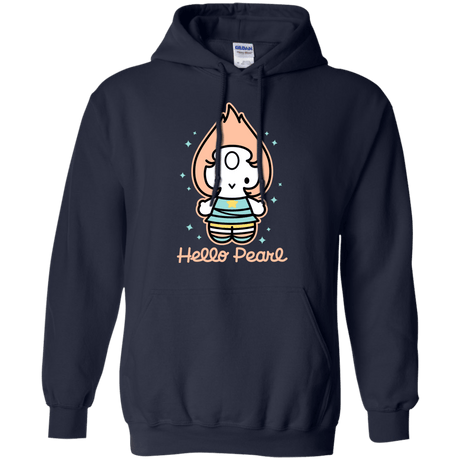 Sweatshirts Navy / S Hello Pearl Pullover Hoodie