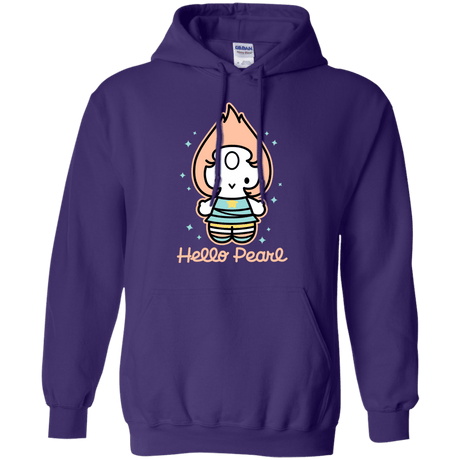 Sweatshirts Purple / S Hello Pearl Pullover Hoodie