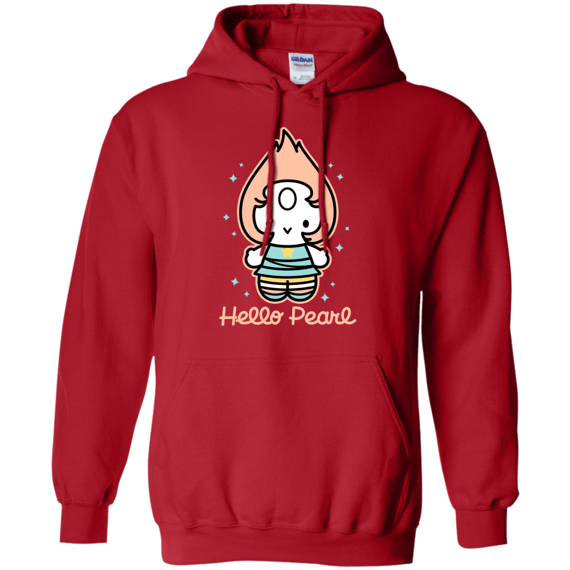 Sweatshirts Red / S Hello Pearl Pullover Hoodie