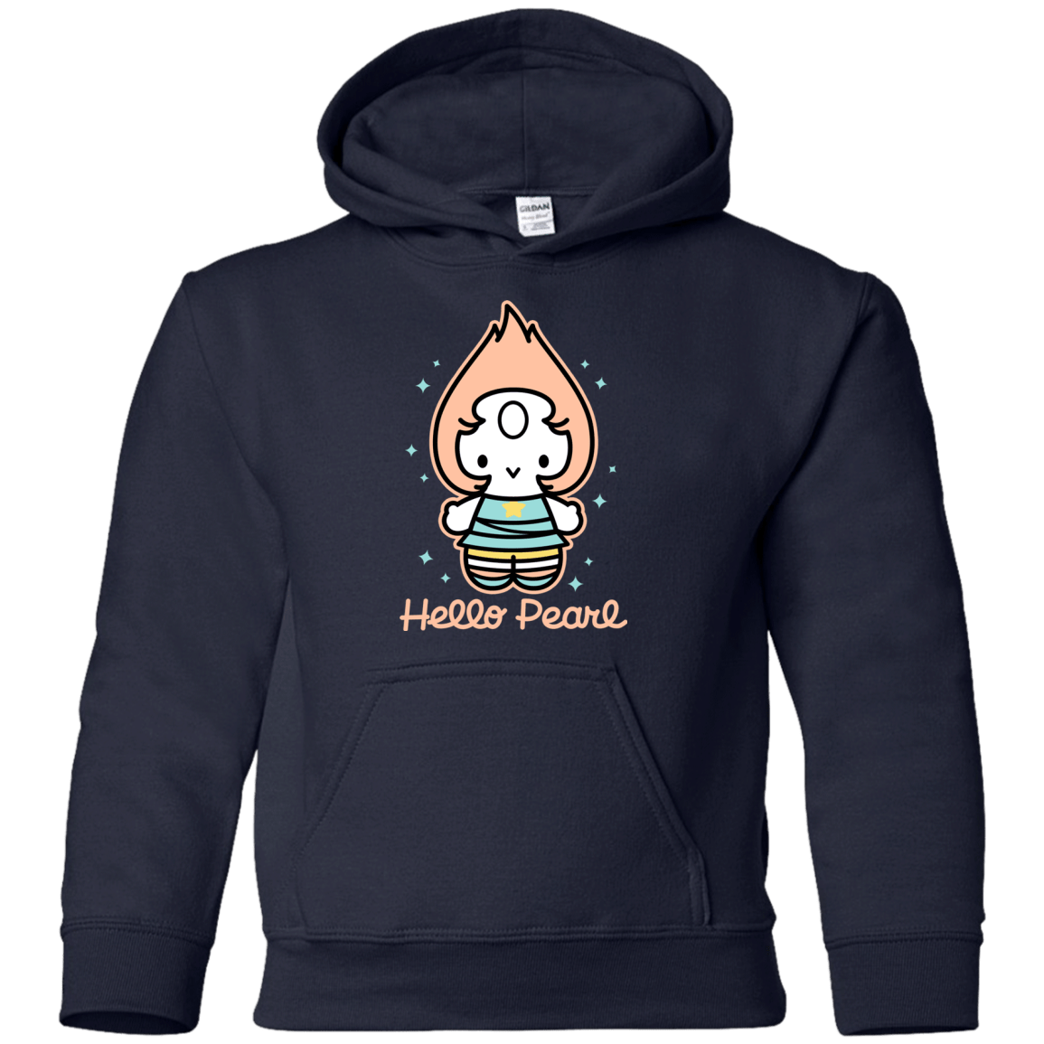 Sweatshirts Navy / YS Hello Pearl Youth Hoodie