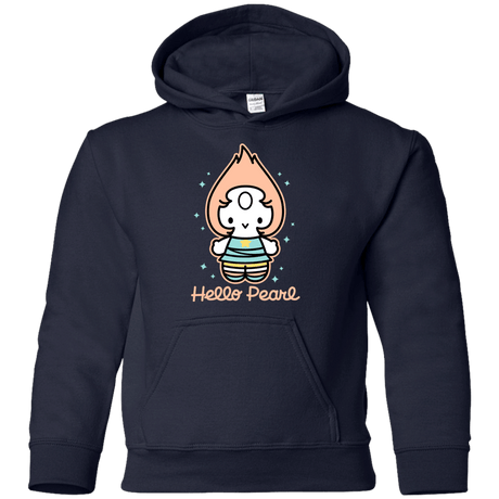 Sweatshirts Navy / YS Hello Pearl Youth Hoodie