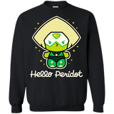 Sweatshirts Black / S Hello Peridot Crewneck Sweatshirt