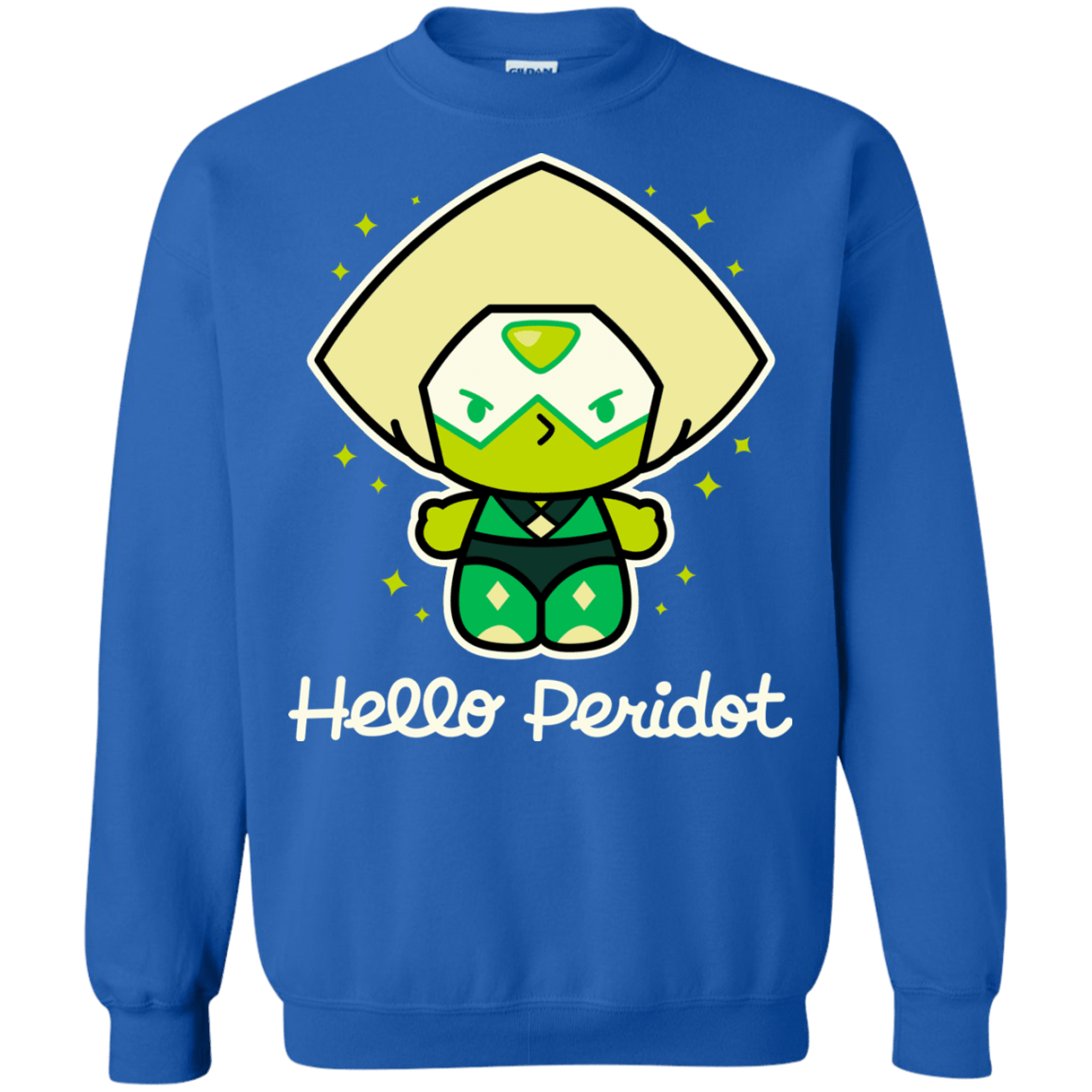 Sweatshirts Royal / S Hello Peridot Crewneck Sweatshirt