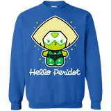 Sweatshirts Royal / S Hello Peridot Crewneck Sweatshirt